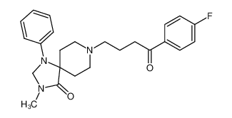 8-[4-(4-fluorophenyl)-4-oxobutyl]-3-methyl-1-phenyl-1,3,8-triazaspiro[4.5]decan-4-one 87539-19-3