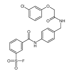 3-[[4-[[[2-(3-chlorophenoxy)acetyl]amino]methyl]phenyl]carbamoyl]benzenesulfonyl fluoride 16711-87-8