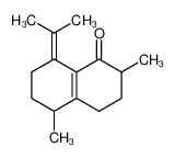 140242-20-2 (+)-5-oxo-1.6-dimethyl-4-isopropyliden-1.2.3.4.5.6.7.8-octahydro-naphthalene