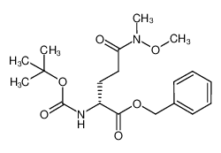 1256386-07-8 spectrum, benzyl 2-[(Boc)amino]-5-[methoxy(methyl)amino]-5-oxopentanoate