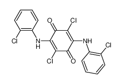 2,5-dichloro-3,6-bis(2-chloroanilino)cyclohexa-2,5-diene-1,4-dione 67620-11-5