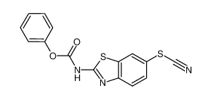 (6-thiocyanato-1,3-benzothiazol-2-yl)carbamate phenyl ester 1116743-49-7