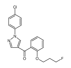 Methanone, [1-(4-chlorophenyl)-1H-pyrazol-4-yl][2-(3-fluoropropoxy)phenyl]- 956794-46-0