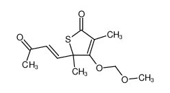 873801-71-9 3,5-dimethyl-4-methoxymethoxy-5-((E)-3-oxobut-1-enyl)-5H-thiophen-2-one