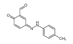 38502-01-1 3-[(4-methylphenyl)hydrazinylidene]-6-oxocyclohexa-1,4-diene-1-carbaldehyde