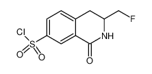 3-(fluoromethyl)-1-oxo-3,4-dihydro-2H-isoquinoline-7-sulfonyl chloride 247050-23-3