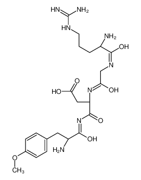 123491-58-7 structure, C22H34N8O7