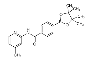 864754-46-1 structure, C19H23BN2O3