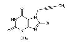 666816-98-4 8-溴-7-（2-丁炔基）-3,7-二氢-3-甲基-1H-嘌呤-2，6-二酮