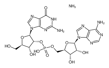 [2-(2-amino-6-oxo-3H-purin-9-yl)-4-hydroxy-5-(hydroxymethyl)oxolan-3-yl] [5-(6-aminopurin-9-yl)-3,4-dihydroxyoxolan-2-yl]methyl hydrogen phosphate,azane 103192-47-8