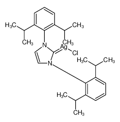 873297-19-9 structure, C27H36AgClN2