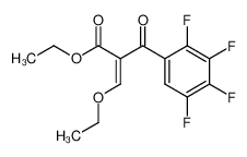 ethyl 2-(ethoxymethylene)-3-oxo-3-(2,3,4,5-tetrafluorophenyl)propionate 94714-58-6