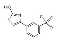 3-(2-Methyl-thiazol-4-yl)-benzenesulfonyl chloride 66047-75-4