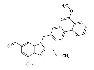 1190092-27-3 spectrum, methyl 4'-((6-formyl-4-methyl-2-n-propyl-1H-benzimidazol-1-yl)methyl)biphenyl-2-carboxylate