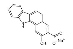 116353-24-3 structure, C17H10NNaO3