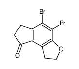 4,5-dibromo-1,2,6,7-tetrahydrocyclopenta[e][1]benzofuran-8-one 196597-77-0