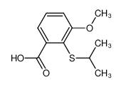 128102-41-0 2-(isopropylthio)-3-methoxybenzoic acid