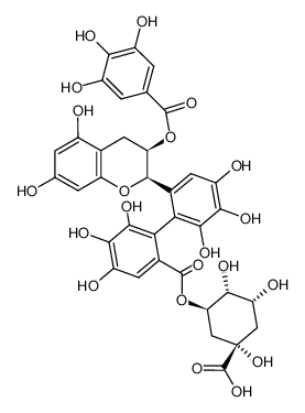 144207-58-9 structure, C36H32O21