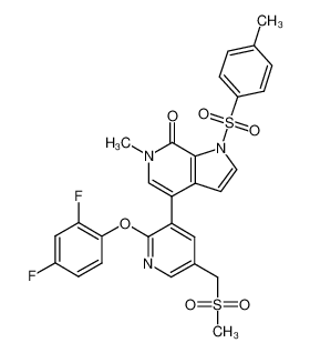 1446236-49-2 structure, C28H23F2N3O6S2