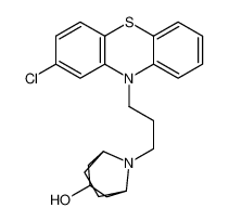 73805-93-3 (1R,5S)-8-[3-(2-氯-10H-吩噻嗪-10-基)丙基]-8-氮杂双环[3.2.1]辛烷-3beta-醇