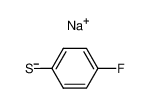 3887-61-4 structure, C6H4FNaS