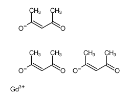 22498-65-3 structure, C15H21GdO6