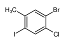 1-bromo-2-chloro-4-iodo-5-methylbenzene 1000578-03-9