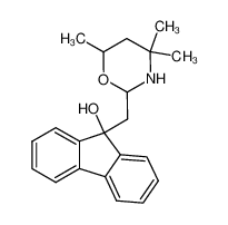 88687-14-3 spectrum, 2-((9-hydroxyfluorenyl)methyl)-4,4,6-trimethyl-2,3,5,6-tetrahydro-1,3-oxazine