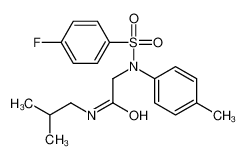 5731-35-1 structure, C19H23FN2O3S