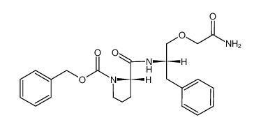 <S-(R*,R*)>-phenylmethyl 2-<<<1-<(2-amino-2-oxoethoxy)ethyl>-2-phenylethyl>amino>carbonyl>-1-pyrrolidinecarboxylate 101249-98-3