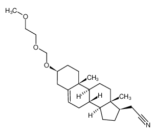 88204-39-1 2-((3S,8S,9S,10R,13R,14S,17R)-3-((2-methoxyethoxy)methoxy)-10,13-dimethyl-2,3,4,7,8,9,10,11,12,13,14,15,16,17-tetradecahydro-1H-cyclopenta[a]phenanthren-17-yl)acetonitrile