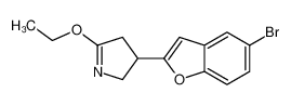 88221-24-3 3-(5-bromo-1-benzofuran-2-yl)-5-ethoxy-3,4-dihydro-2H-pyrrole