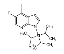 5-Fluoro-4-iodo-1-(triisopropylsilyl)-1H-pyrrolo[2,3-b]pyridine 1020056-67-0