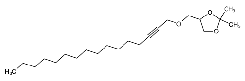 53772-16-0 spectrum, 4-hexadec-2-ynyloxymethyl-2,2-dimethyl-[1,3]dioxolane