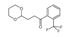 3-(1,3-二恶烷-2-基)-1-[2-(三氟甲基)苯基]-1-丙酮