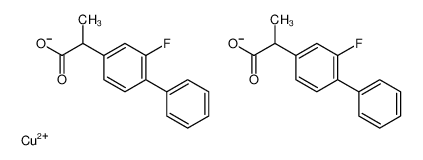 2-(3-氟-4-苯基苯基)丙酸铜