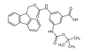 叔丁氧羰基-3-氨基-5-(芴甲氧羰基-氨基)-苯甲酸