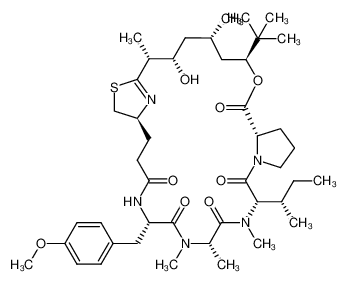 1334149-96-0 structure, C44H69N5O8S