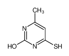 6-methyl-4-sulfanylidene-1H-pyrimidin-2-one 638-13-1