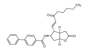 31753-00-1 (3aR,4R,5R,6aS)-六氢-2-氧代-4-[(1E)-3-氧代-1-辛烯基]-2H-环戊并[b]呋喃-5-基 [1,1’-联苯]-4-甲酸酯