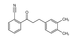 2-[3-(3,4-二甲基苯基)丙酰]苯甲腈