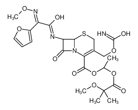 100680-33-9 structure, C23H28N4O11S