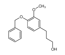 3-(3-methoxy-4-phenylmethoxyphenyl)propan-1-ol