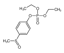 diethyl (4-methylsulfinylphenyl) phosphate 6552-21-2