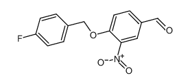 4-[(4-fluorophenyl)methoxy]-3-nitrobenzaldehyde 175136-18-2