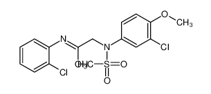 6167-14-2 structure, C16H16Cl2N2O4S