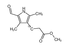 Methyl 3-(5-formyl-2,4-dimethyl-1H-pyrrol-3-yl)propanoate 110995-29-4