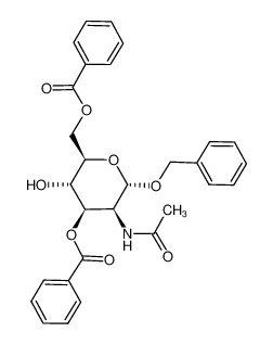 161614-91-1 phenylmethyl 2-acetylamino-3,6-di-O-benzoyl-2-deoxy-α-D-mannopyranoside