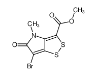 139101-91-0 spectrum, Methyl-6-brom-4,5-dihydro-4-methyl-5-oxo-1,2-dithiolo(4,3-b)pyrrol-3-carboxylat