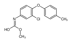 methyl N-[3-chloro-4-(4-methylphenoxy)phenyl]carbamate 80199-06-0